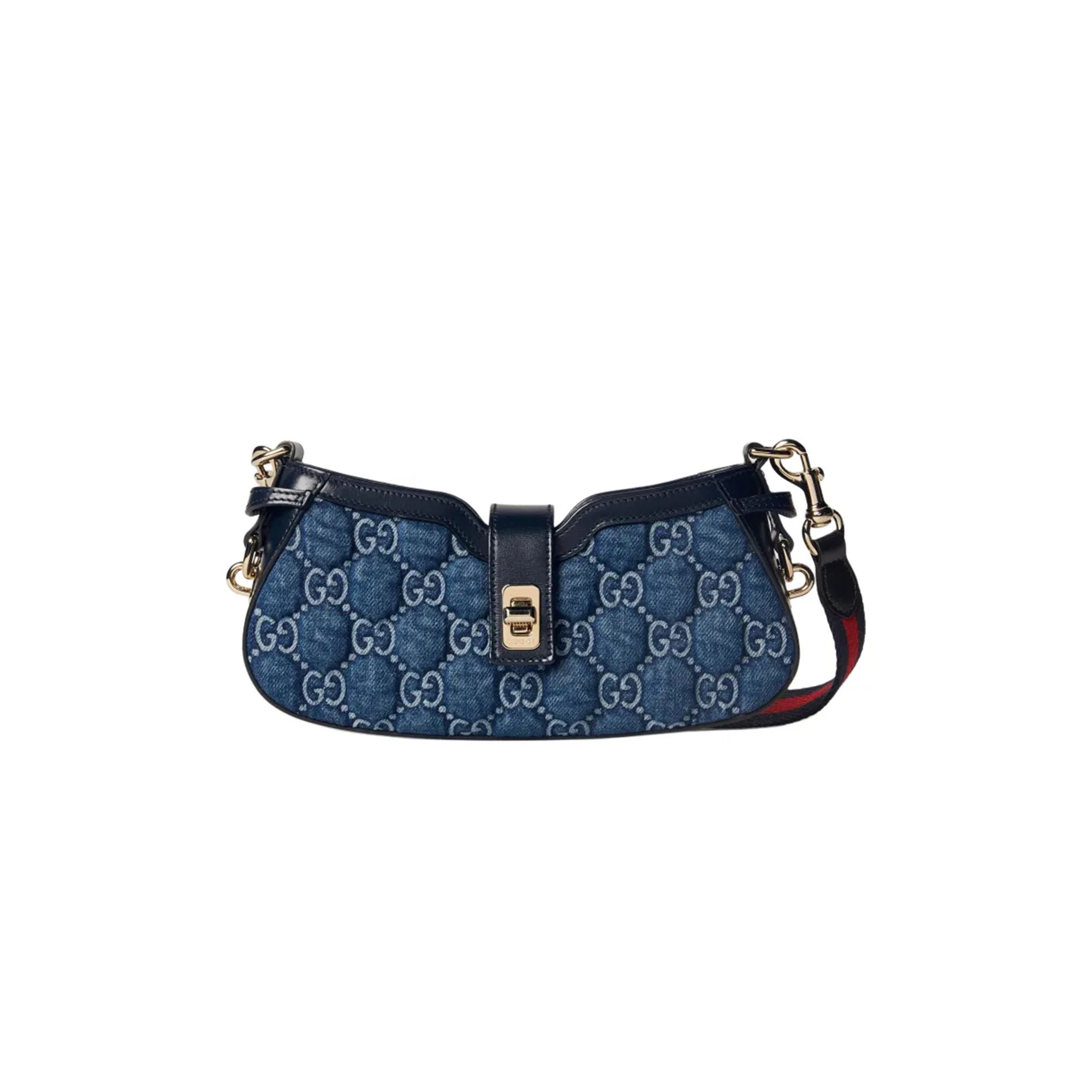 GUCCI DENIM SHOULDER BAG 786015 (24*12*5cm)